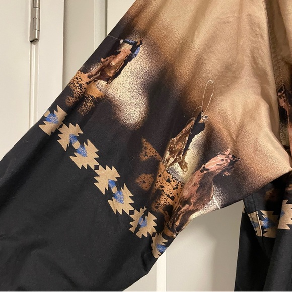 Vintage Cumberland Outfitters Western Cowboy Long Sleeve Button Down Shirt - Picture 8 of 10